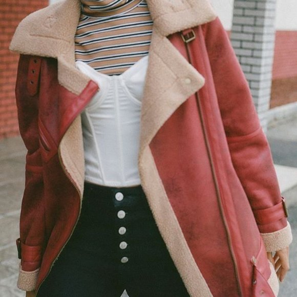 Urban Outfitters Aviator Coat - Picture 3 of 7